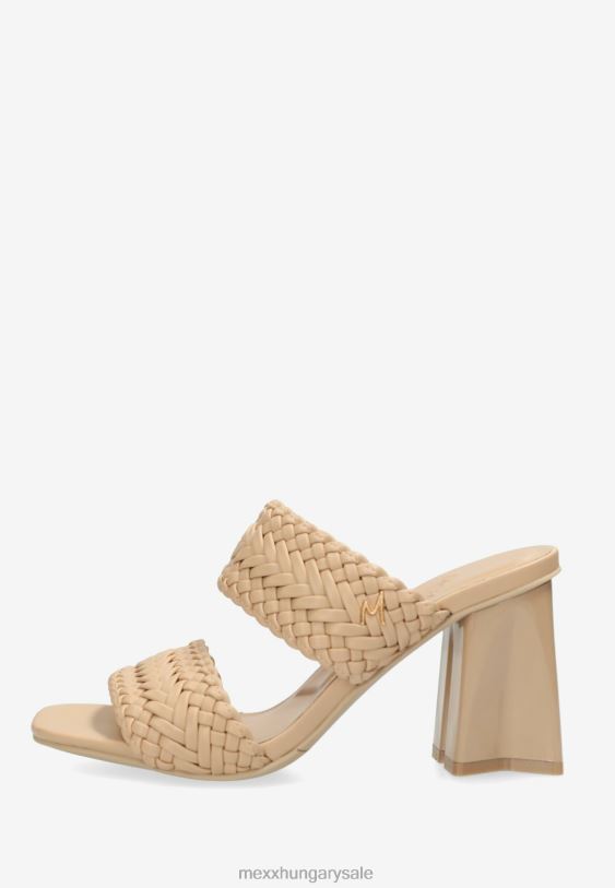 XV8H6239 nők Mexx sarkú szandál lilah teve bézs
