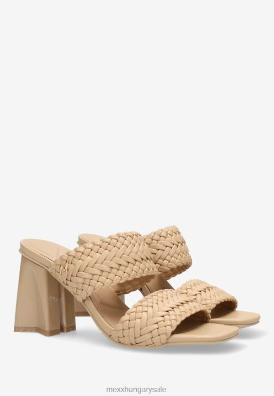 XV8H6239 nők Mexx sarkú szandál lilah teve bézs