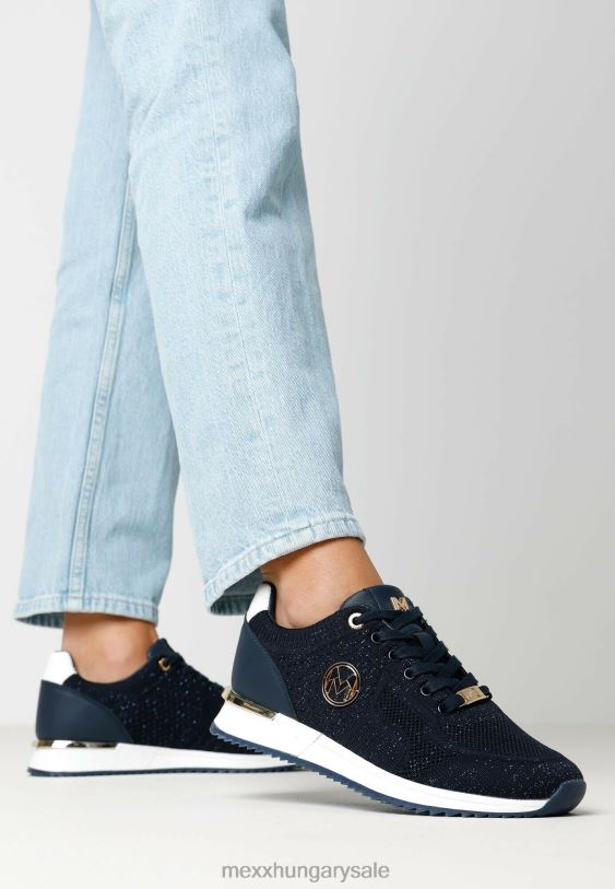 XV8H6245 nők Mexx tornacipő gitte csillogó sötétkék kék
