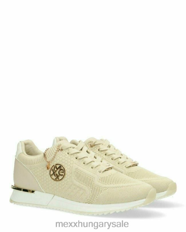 XV8H6246 nők Mexx tornacipő gitte csillogó homok bézs