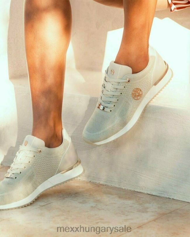 XV8H6246 nők Mexx tornacipő gitte csillogó homok bézs