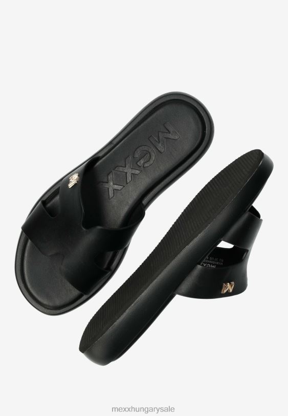 XV8H6254 nők Mexx szandál lótusz fekete schwarz