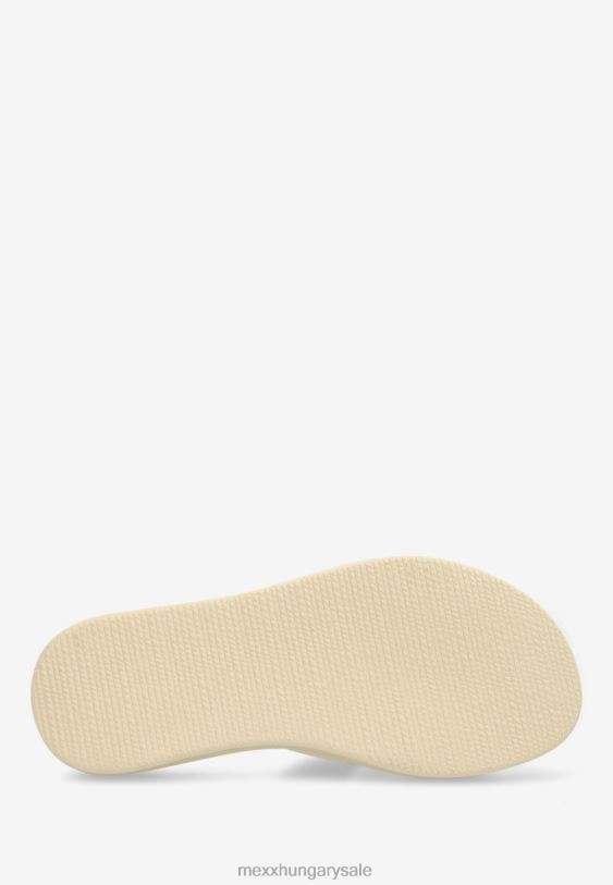 XV8H6255 nők Mexx szandállótusz törtfehér bézs