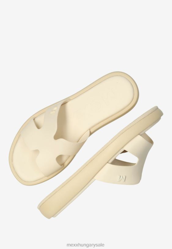 XV8H6255 nők Mexx szandállótusz törtfehér bézs