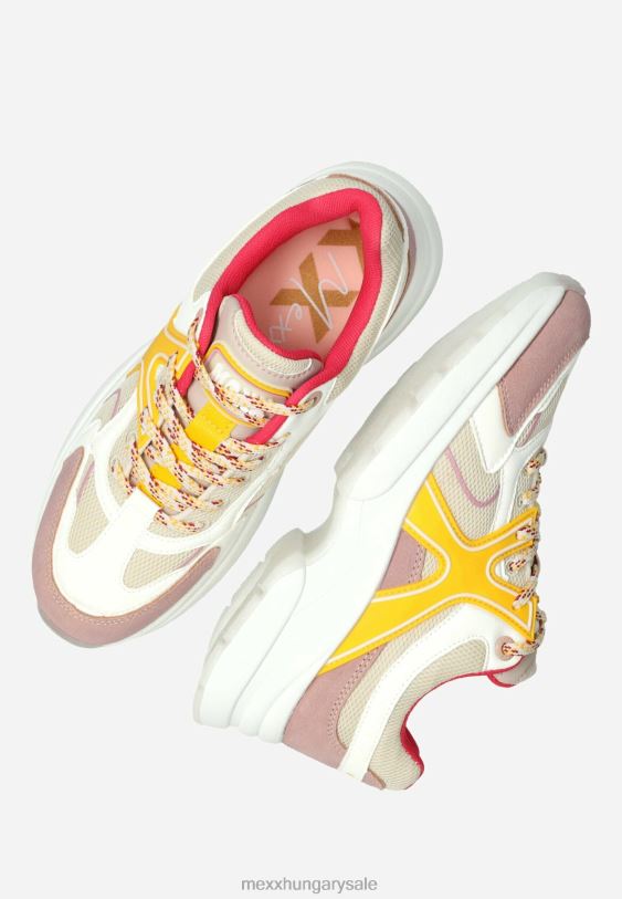 XV8H6260 nők Mexx sneaker loyce bézs rózsaszín