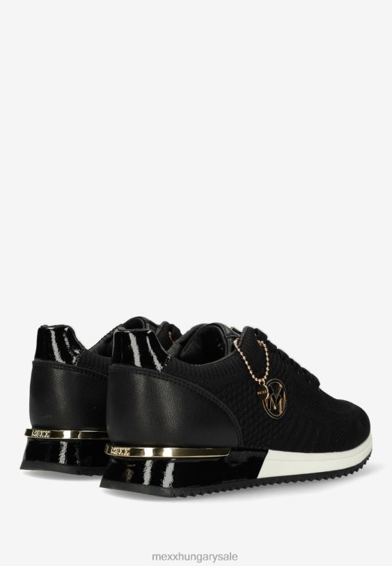 XV8H6270 nők Mexx tornacipő gitte csillogó fekete schwarz