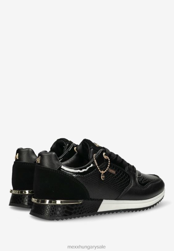 XV8H6272 nők Mexx sneaker fleur fekete schwarz