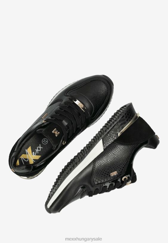 XV8H6272 nők Mexx sneaker fleur fekete schwarz