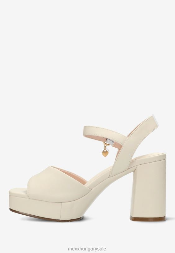 XV8H6293 nők Mexx sarkú szandál lou krém bézs