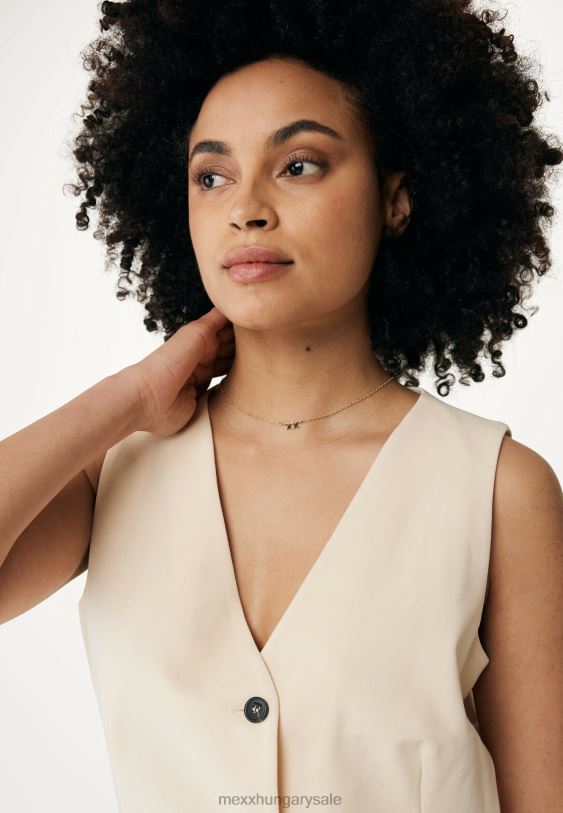 XV8H630 nők Mexx mellény világos homok bézs