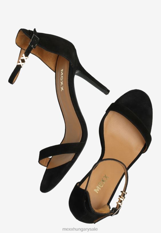XV8H6314 nők Mexx szandál mierel fekete schwarz