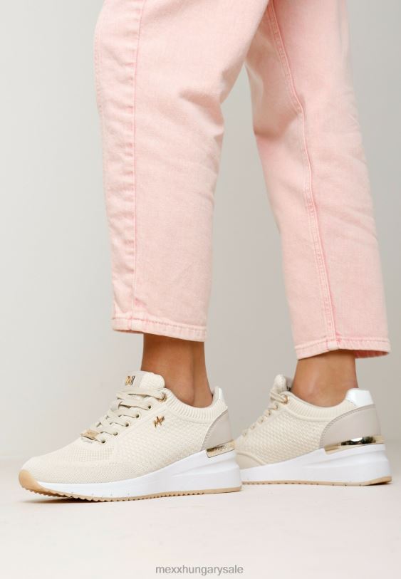 XV8H6317 nők Mexx sneaker üveg homok bézs