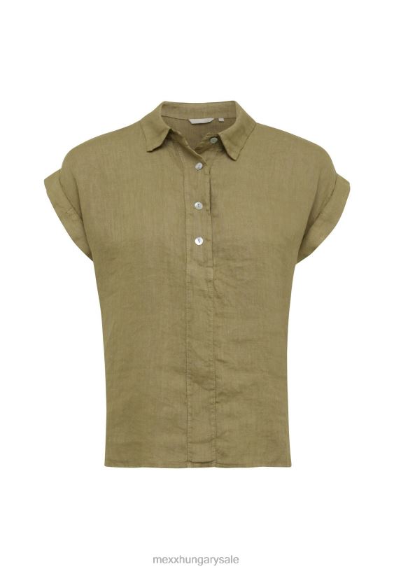 XV8H632 nők Mexx rövid ujjú blúz homok barna