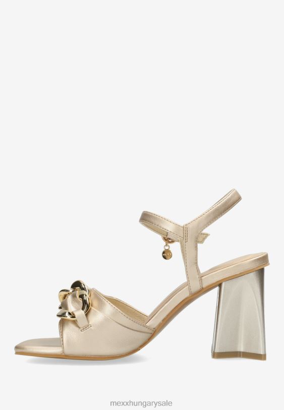 XV8H6325 nők Mexx sarkú szandál lauren Arany
