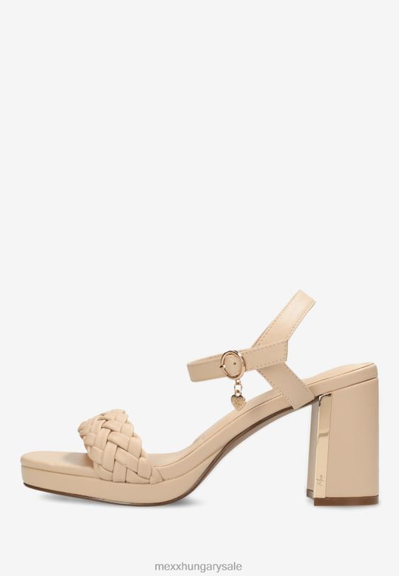 XV8H6326 nők Mexx sarkú szandál lewy akt bézs