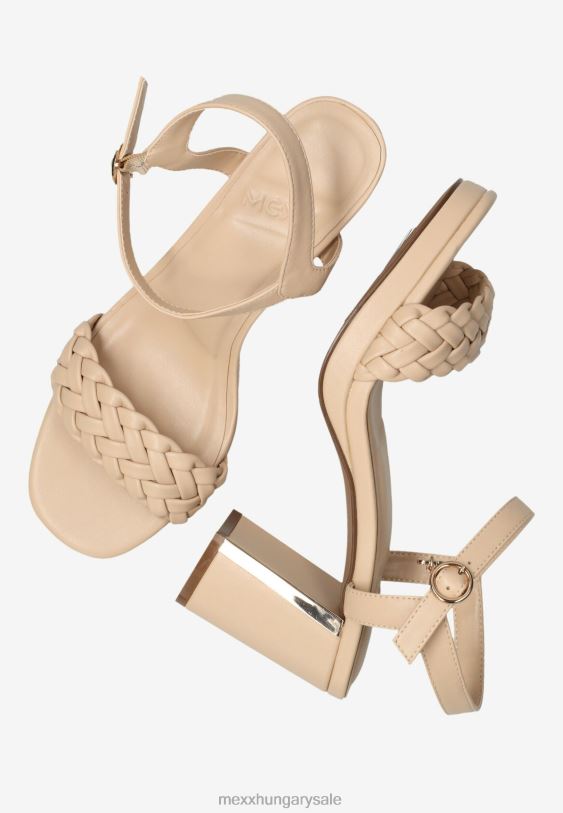 XV8H6326 nők Mexx sarkú szandál lewy akt bézs