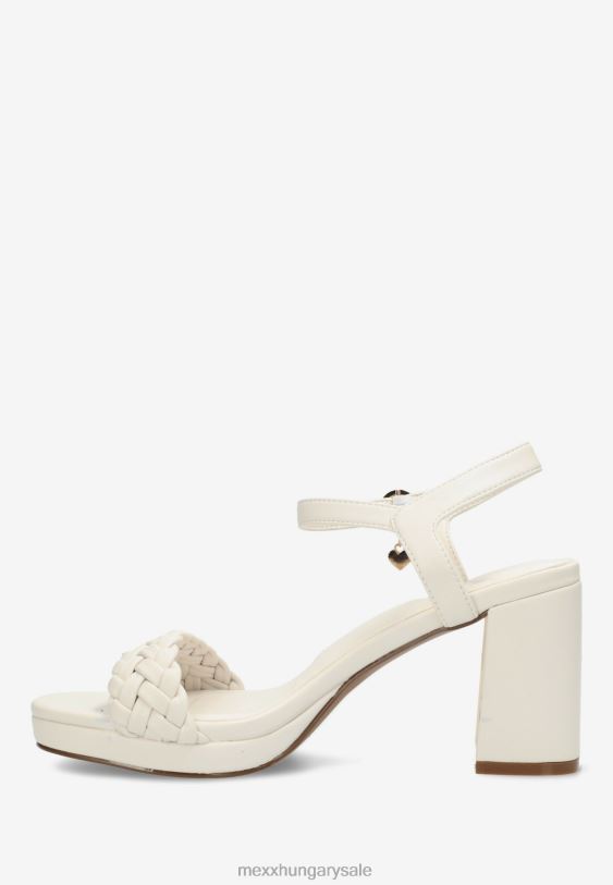 XV8H6327 nők Mexx törtfehér sarkú szandál bézs