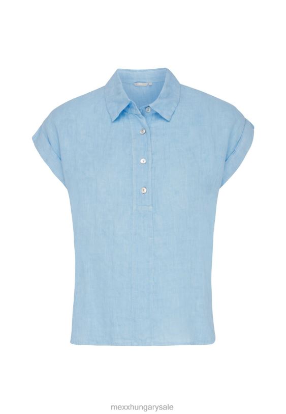 XV8H633 nők Mexx rövid ujjú blúz könnyű kék