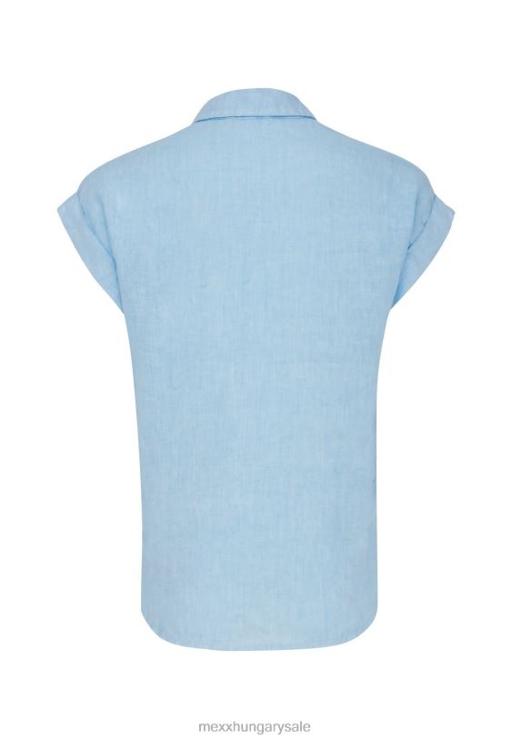 XV8H633 nők Mexx rövid ujjú blúz könnyű kék