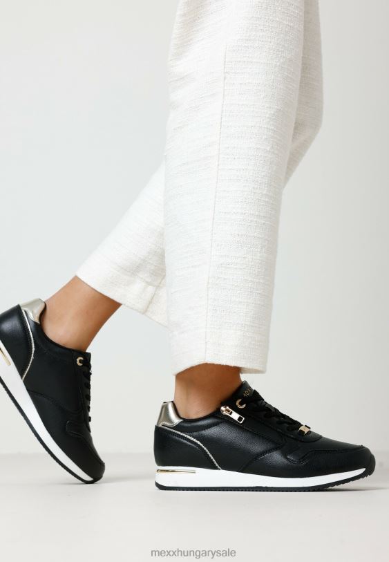 XV8H6332 nők Mexx djana fekete tornacipő schwarz