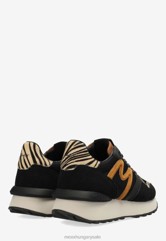 XV8H6339 nők Mexx tornacipő juju fekete/konyak schwarz