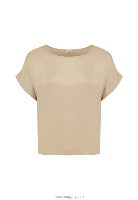 XV8H634 nők Mexx szatén blúz homok bézs