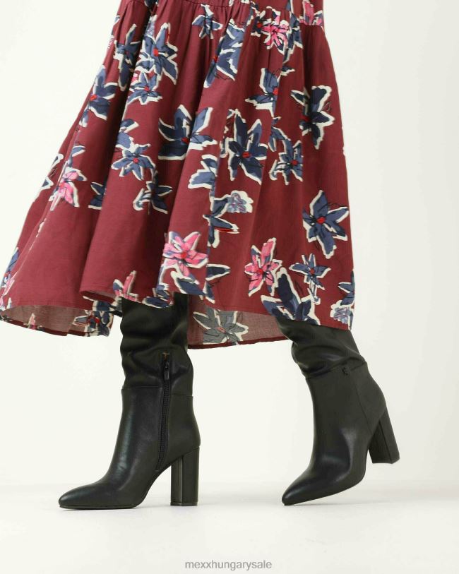 XV8H6344 nők Mexx csizma kristály fekete schwarz