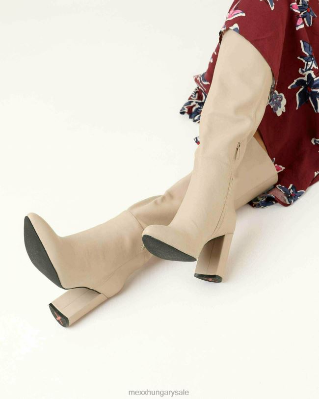 XV8H6345 nők Mexx csizmakristály homok bézs