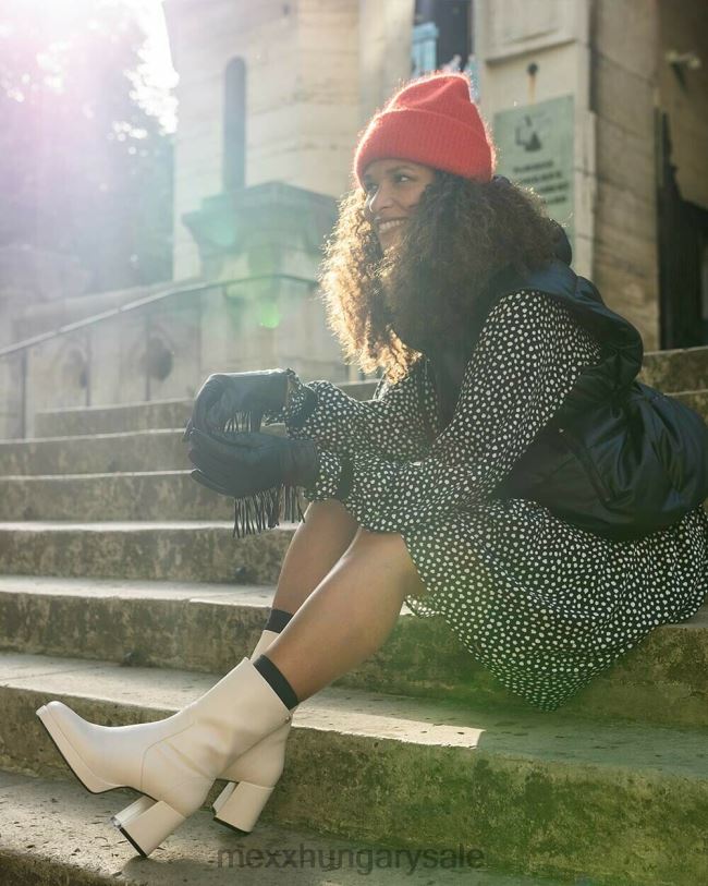 XV8H6346 nők Mexx bokacsizma kiwi le fehér