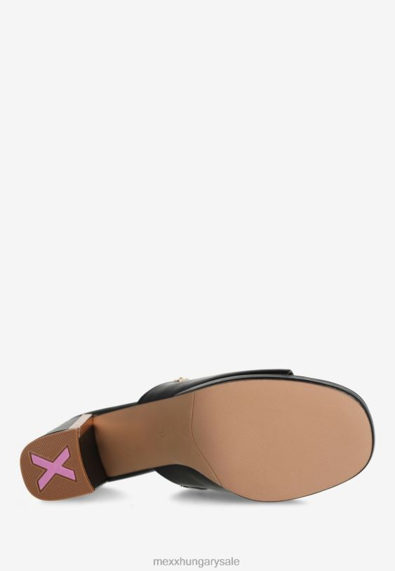 XV8H6349 nők Mexx sarkú szandál lulu fekete schwarz