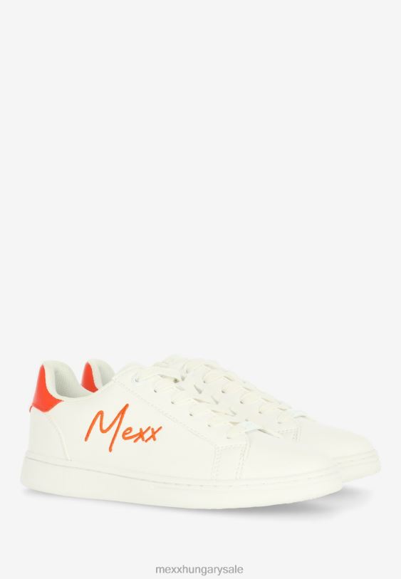 XV8H6353 nők Mexx tornacipő csillogó fehér narancs