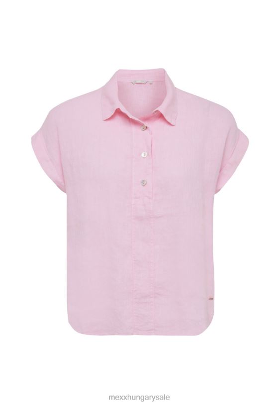 XV8H636 nők Mexx rövid ujjú blúz fényes rózsaszín