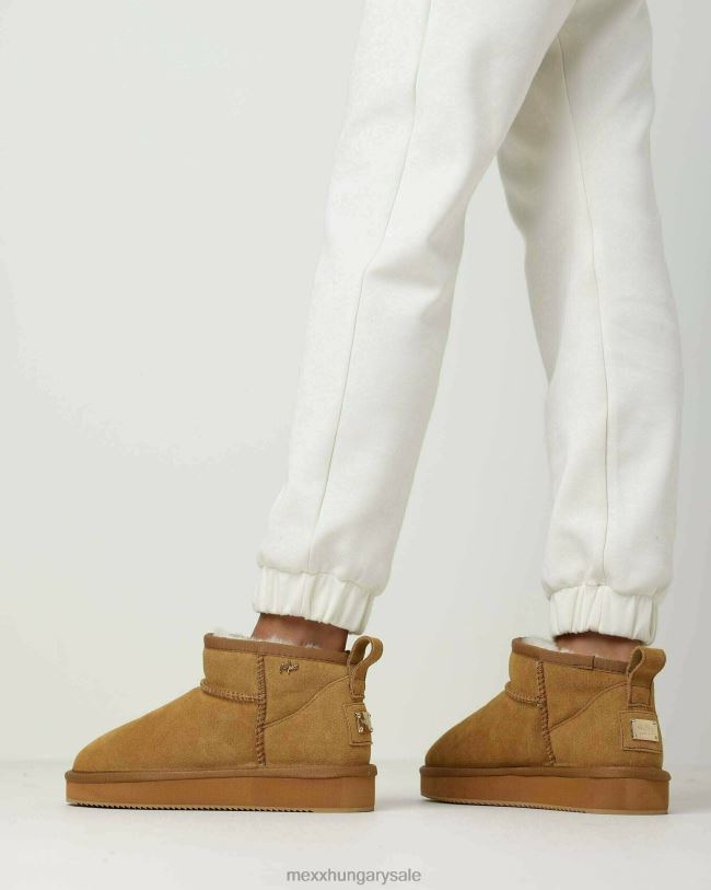 XV8H6365 nők Mexx házicipő kimó gesztenye barna