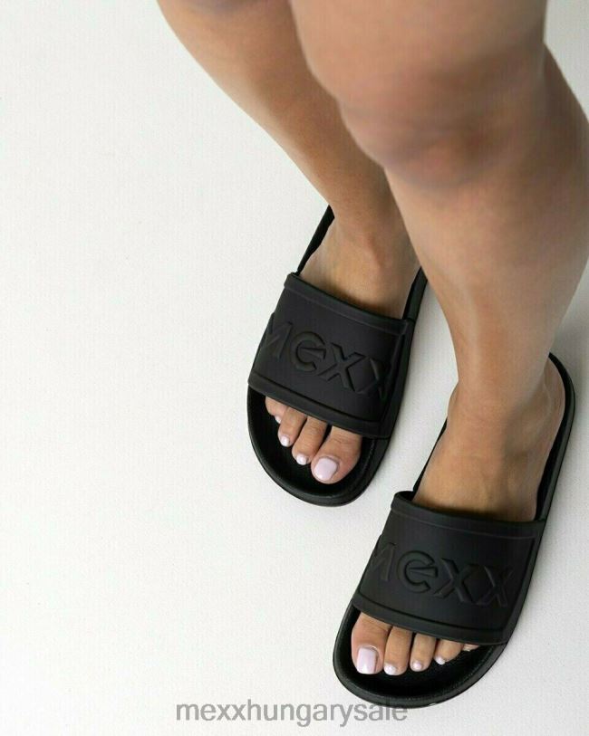 XV8H6373 nők Mexx csúszka gauri fekete schwarz