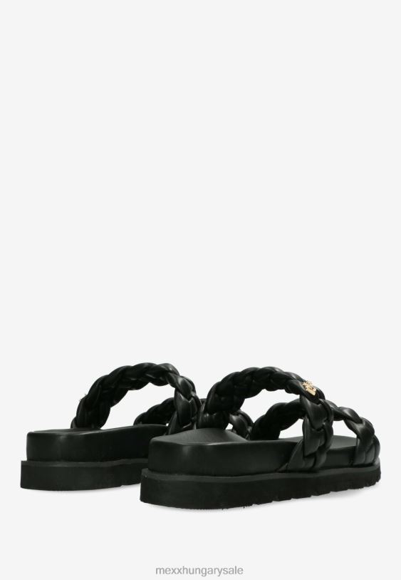 XV8H6381 nők Mexx szandál jaeley fekete schwarz