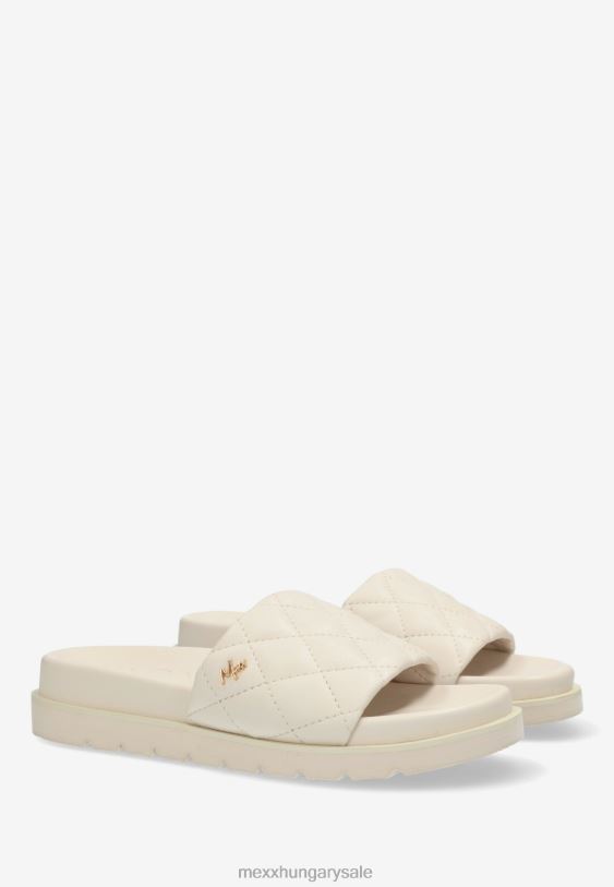 XV8H6382 nők Mexx papucs jael le fehér