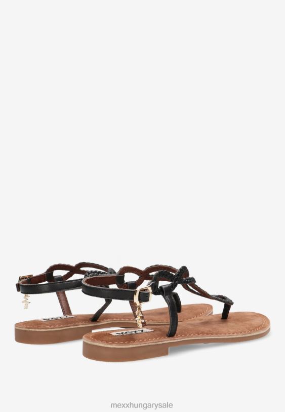 XV8H6384 nők Mexx szandál jolene fekete schwarz