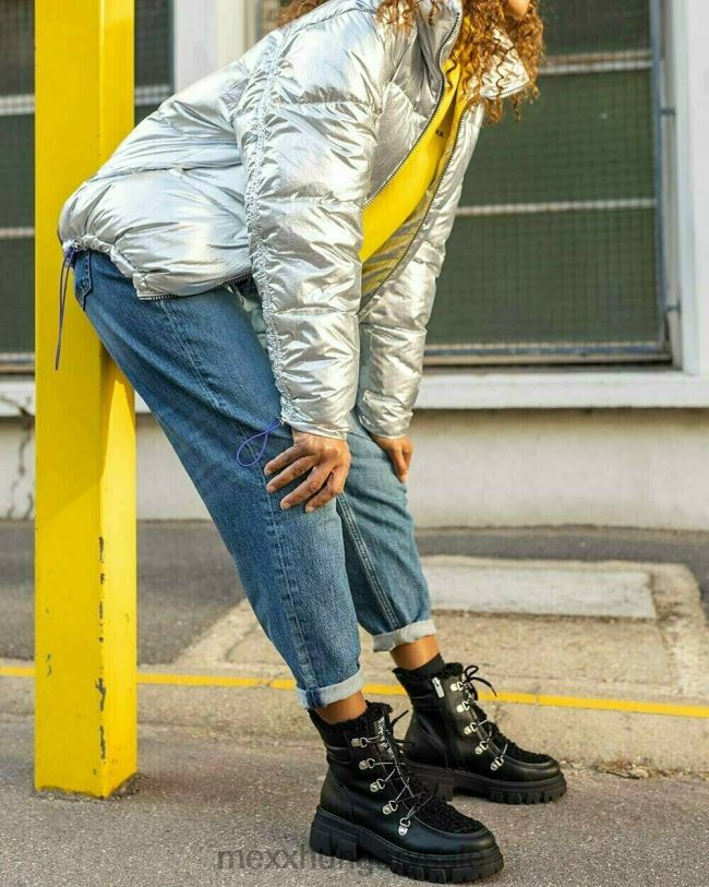 XV8H6390 nők Mexx bokacsizma hideg fekete schwarz