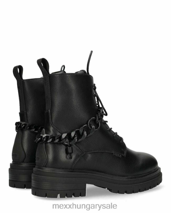XV8H6391 nők Mexx bokacsizma mesés fekete schwarz