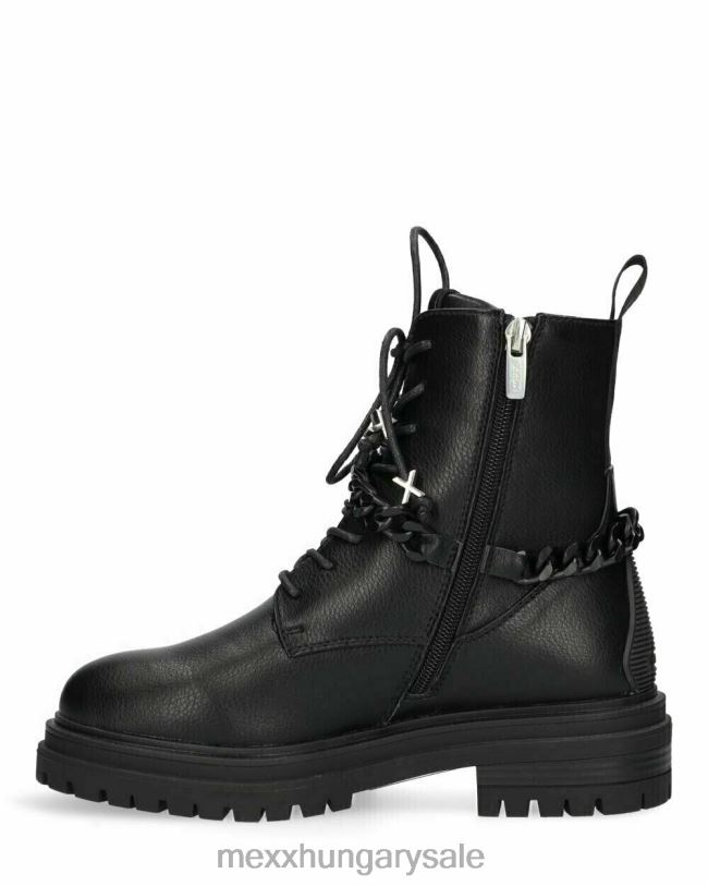 XV8H6391 nők Mexx bokacsizma mesés fekete schwarz