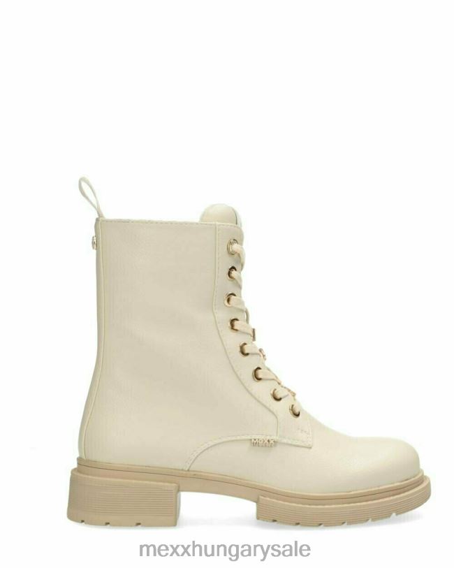 XV8H6392 nők Mexx bokacsizma lyuk le fehér