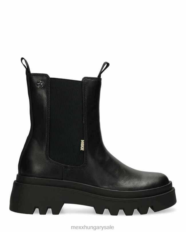 XV8H6393 nők Mexx bokacsizma kayra fekete schwarz