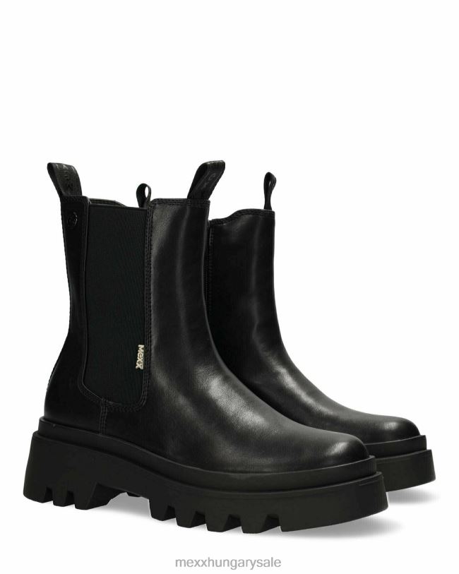 XV8H6393 nők Mexx bokacsizma kayra fekete schwarz