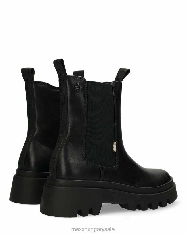 XV8H6393 nők Mexx bokacsizma kayra fekete schwarz