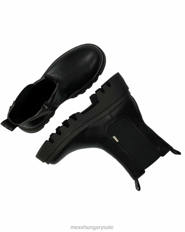 XV8H6393 nők Mexx bokacsizma kayra fekete schwarz