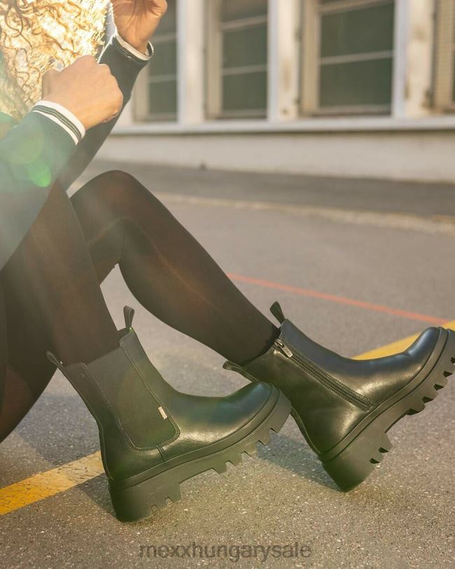 XV8H6393 nők Mexx bokacsizma kayra fekete schwarz