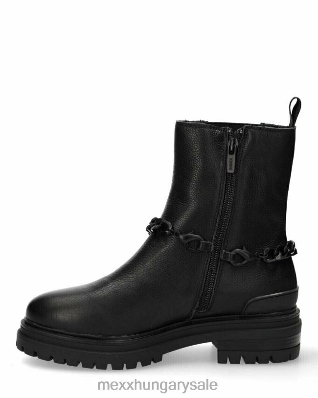 XV8H6394 nők Mexx bokacsizma hyun fekete schwarz