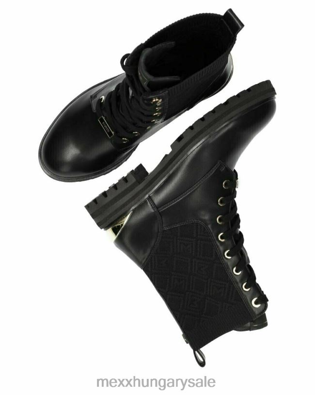 XV8H6396 nők Mexx bokacsizma koanne fekete schwarz