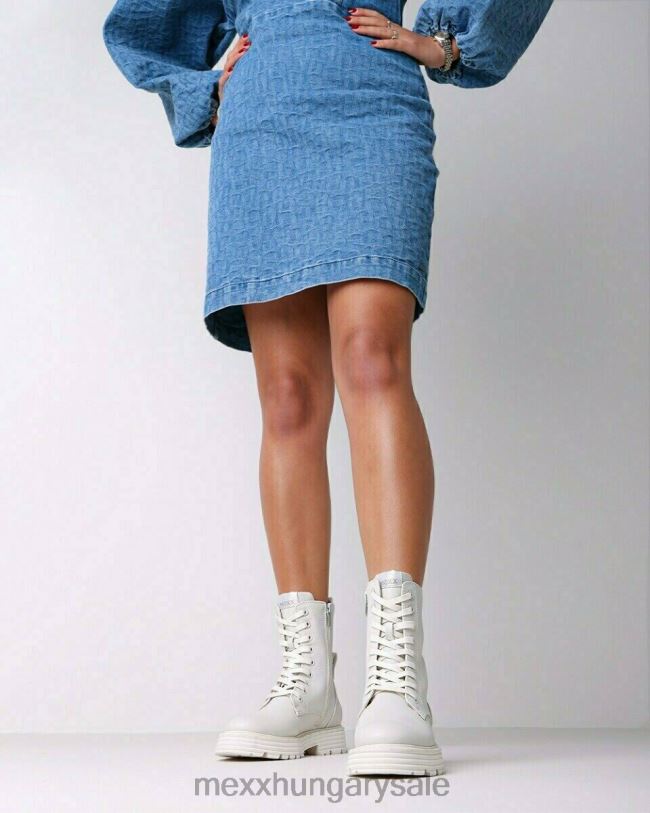 XV8H6398 nők Mexx bootie jaya le fehér