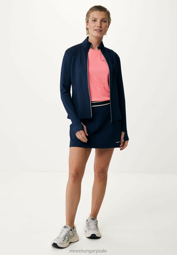 XV8H6402 nők Mexx cipzáros sötétkék kardigán kék